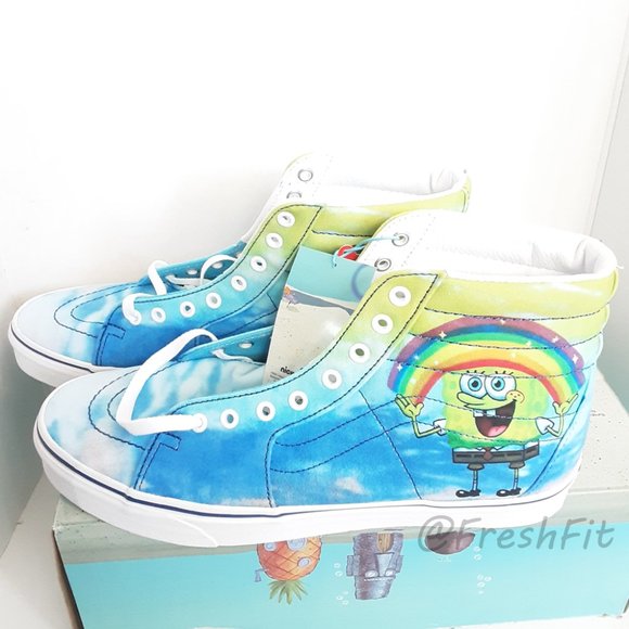 Vans x Spongebob Limited Edition Sk8-Hi Imaginaaation Blue Sea